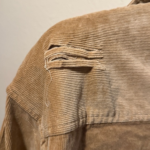 Tan corduroy COWGIRL boots graphic Shacket button down shirt NWT women’s - Picture 10 of 14